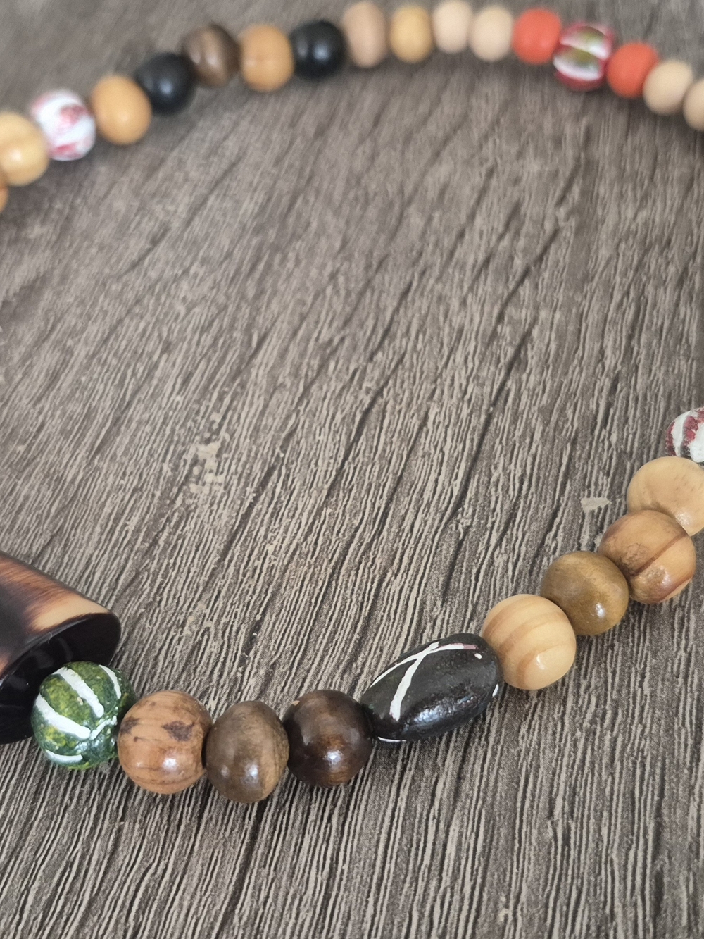 Handcrafted Terracotta Clay Necklace!
